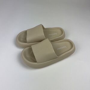 Leevar Tan Slides - Women's Size 6 - Comfortable and Stylish Sandals